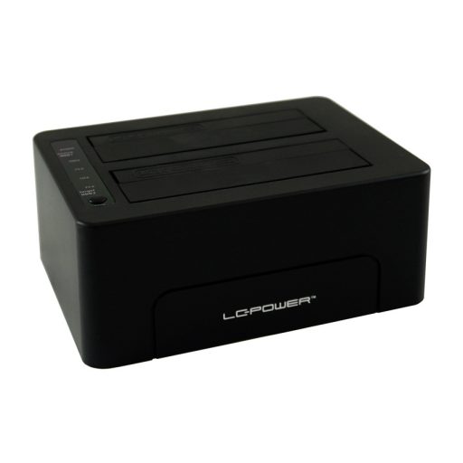 LC-Power LC-DOCK-C dokkoló állomás tárolóegységhez USB 3.2 Gen 2 (3.1 Gen 2) Type-C Fekete