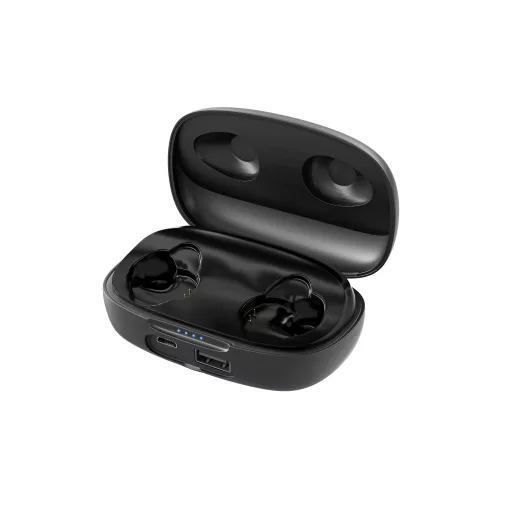 NATEC Soho TWS Headset True Wireless Stereo (TWS) Hallójárati Hívás/zene Bluetooth Fekete