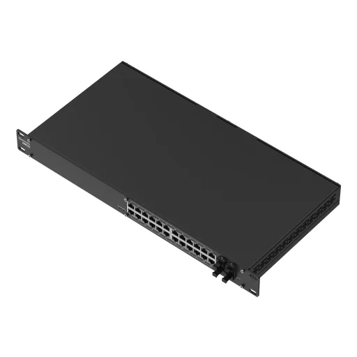 Teltonika SWM282 Vezérelt L2+ Gigabit Ethernet (10/100/1000) Ethernet-áramellátás (PoE) támogatása Fekete
