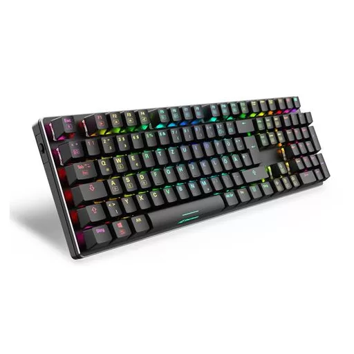 Sharkoon SKILLER SGK36W billentyűzet Játék Vezeték nélküli RF QWERTZ