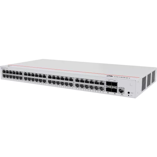 HUAWEI eKit S220 Series S220-48T4X Vezérelt L2 Gigabit Ethernet (10/100/1000) 1U Szürke