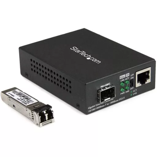 StarTech.com MCM1110MMLC hálózati média konverter 1000 Mbit/s 850 nm Multi-mode Fekete