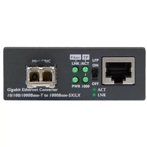 StarTech.com MCM1110MMLC hálózati média konverter 1000 Mbit/s 850 nm Multi-mode Fekete