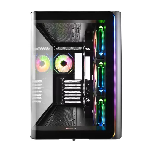FSP M580-BA Midi Tower Fekete