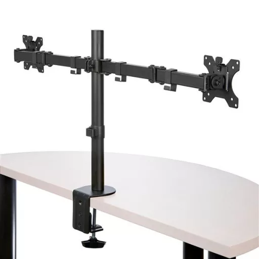StarTech.com ARMDUAL2 asztali TV konzol 81,3 cm (32") Fekete