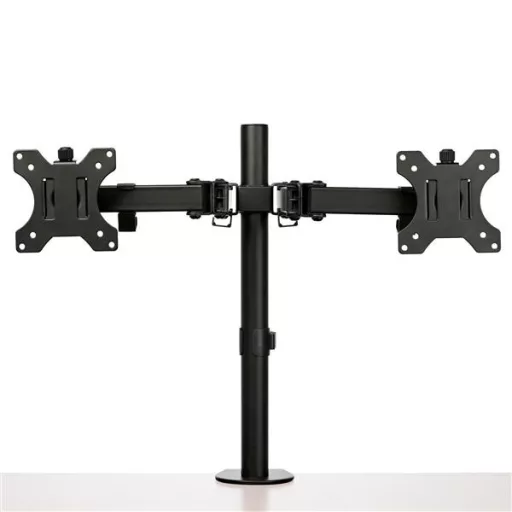 StarTech.com ARMDUAL2 asztali TV konzol 81,3 cm (32") Fekete