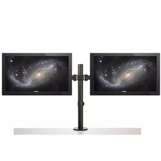 StarTech.com ARMDUAL2 asztali TV konzol 81,3 cm (32") Fekete