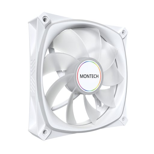 Montech RX120 PRO 12 cm Fehér 3 db