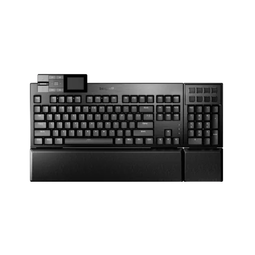 be quiet! Dark Mount Silent Linear DE ISO billentyűzet Játék USB QWERTZ Német Fekete