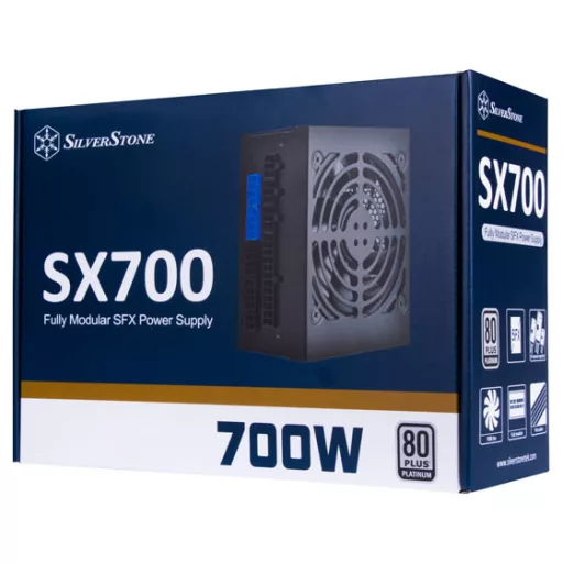 Silverstone SX700-PT 700 W 20+4 pin ATX SFX Fekete