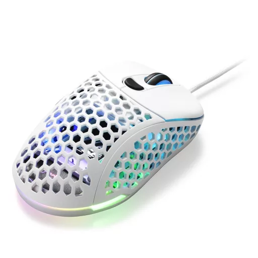 Sharkoon Light² 200 egér Játék Kétkezes USB A típus Optikai 16000 DPI
