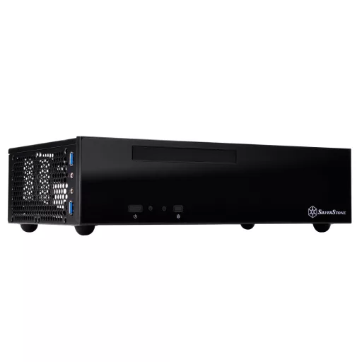 Silverstone SST-ML09B HTPC Fekete