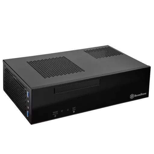 Silverstone SST-ML09B HTPC Fekete