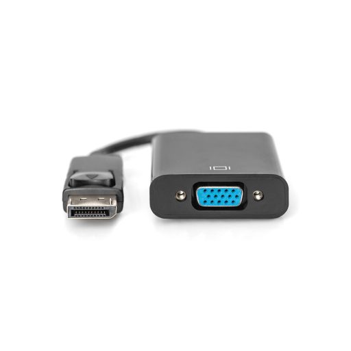 Digitus AK-340410-001-S video átalakító kábel 0,15 M DisplayPort VGA (D-Sub) Fekete