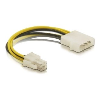   DeLOCK Cable P4 male > Molex 4pin male Többszínű 0,13 M