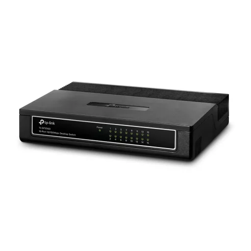 TP-Link TL-SF1016D Beállítást nem igénylő (unmanaged) Fast Ethernet (10/100) Fekete