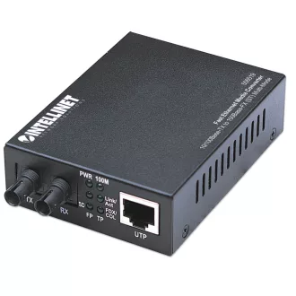   Intellinet 506519 hálózati média konverter 100 Mbit/s 1310 nm Multi-mode Fekete