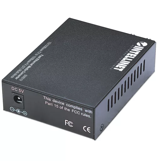Intellinet 506519 hálózati média konverter 100 Mbit/s 1310 nm Multi-mode Fekete