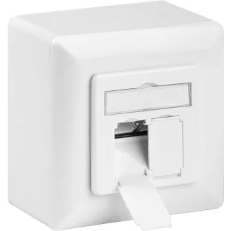 Goobay 68244 csatlakozóaljzat RJ-45 Fehér