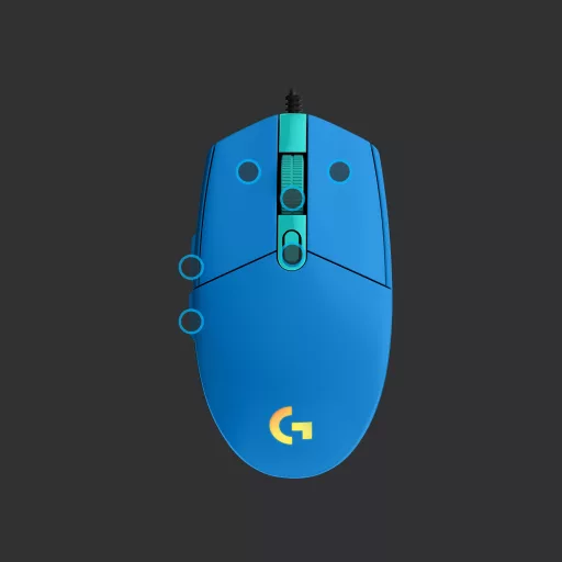 Logitech G 910-005798 egér Játék USB A típus 8000 DPI