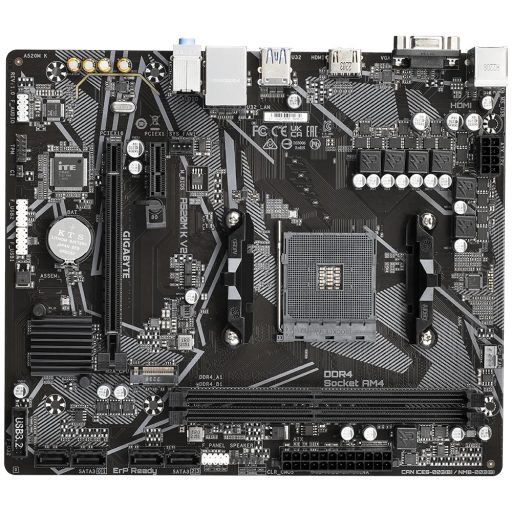 GIGABYTE A520M K V2 AMD A520 AM4 foglalat Micro ATX