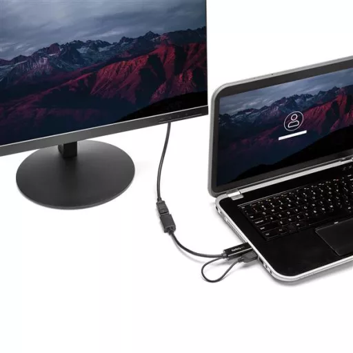 StarTech.com HD2DP video átalakító kábel Fekete