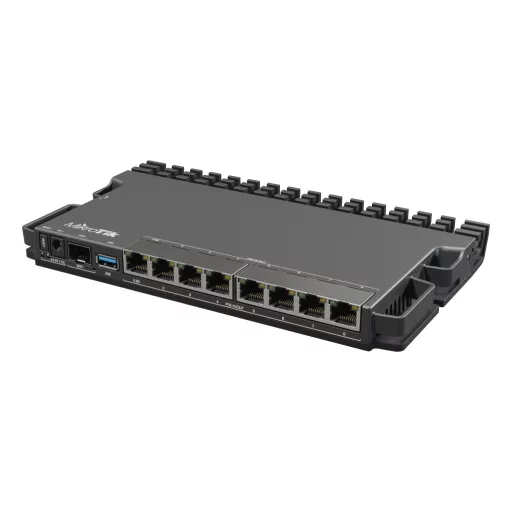 Mikrotik RB5009UPR+S+IN vezetékes router 2.5 Gigabit Ethernet, Gigabit Ethernet Fekete