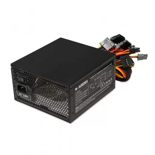 iBox Aurora 700 W 20+4 pin ATX ATX Fekete
