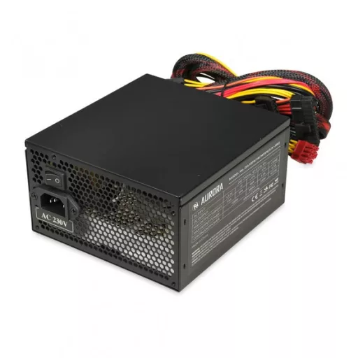 iBox Aurora 700 W 20+4 pin ATX ATX Fekete