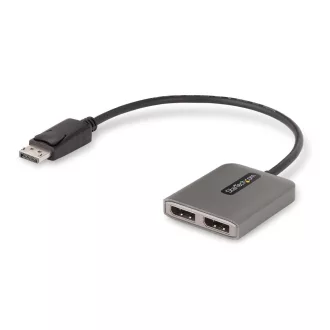   StarTech.com MST14DP122DP video átalakító kábel 0,3 M DisplayPort 2 x DVI Szürke