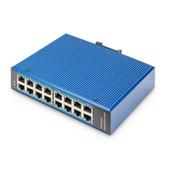   Digitus DN-651129 hálózati kapcsoló Beállítást nem igénylő (unmanaged) Gigabit Ethernet (10/100/1000) Kék