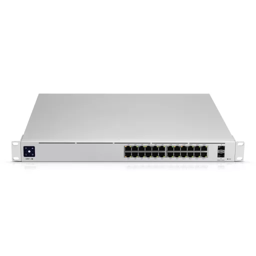 Ubiquiti UniFi Pro 24-Port PoE Vezérelt L2/L3 Gigabit Ethernet (10/100/1000) Ethernet-áramellátás (PoE) támogatása 1U Ezüst