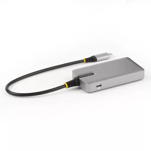 StarTech.com HB31C3A1CDPPD3 hálózati csatlakozó USB 3.2 Gen 2 (3.1 Gen 2) Type-C 10000 Mbit/s Ezüst