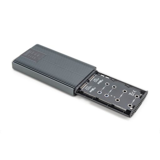 Digitus DA-71559 tárolóegység burkolat Külső SSD ház Zöld M.2