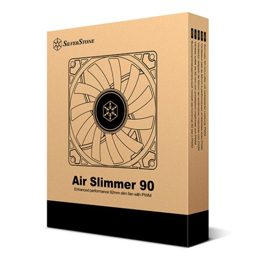 Silverstone Air Slimmer 90 Processzor Ventilátor 9,2 cm Fekete 1 db