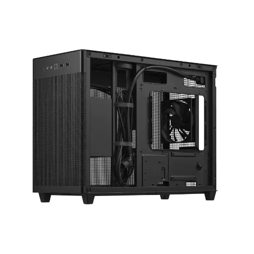 ASUS PRIME AP201 MicroATX Mini Tower Fekete