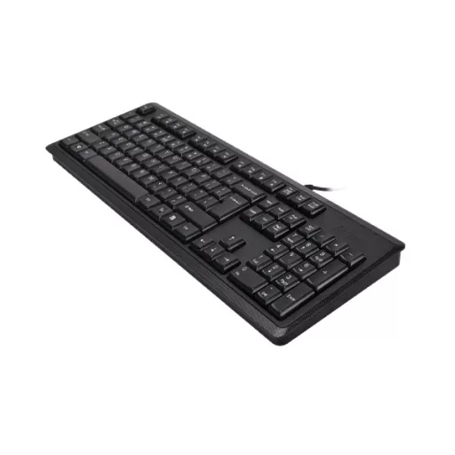 A4Tech KR-92 billentyűzet Univerzális USB QWERTY Angol Fekete