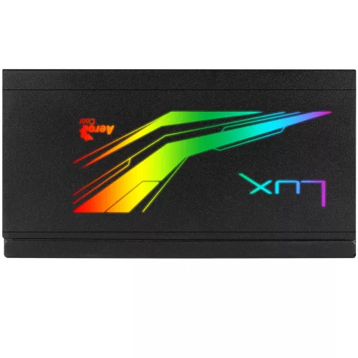 Aerocool LUX RGB 550M 550 W 20+4 pin ATX Fekete