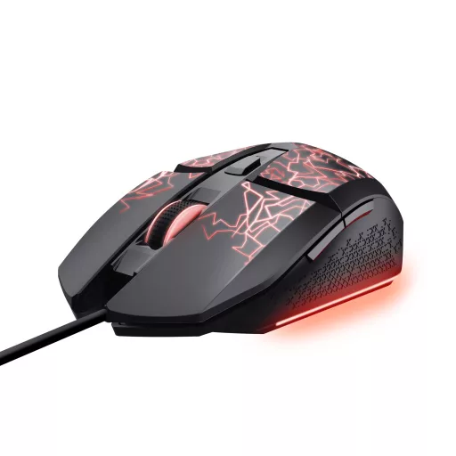 Trust GXT 113 Felox egér Játék Jobbkezes USB A típus Optikai 6400 DPI