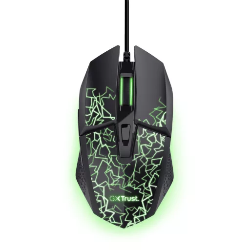 Trust GXT 113 Felox egér Játék Jobbkezes USB A típus Optikai 6400 DPI