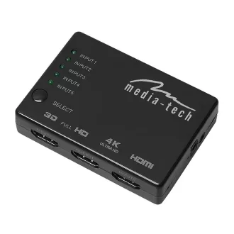 Media-Tech MT5207 videojel kapcsoló HDMI