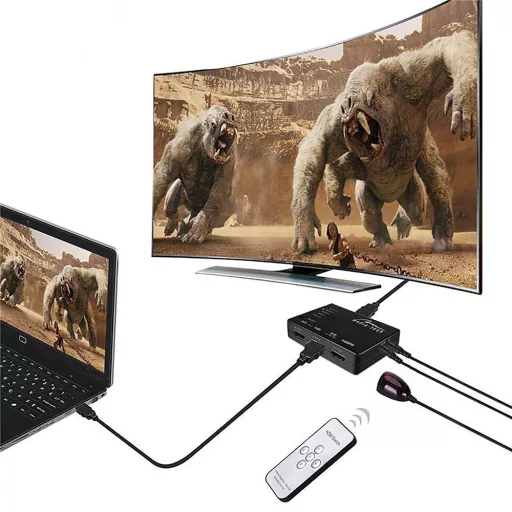 Media-Tech MT5207 videojel kapcsoló HDMI