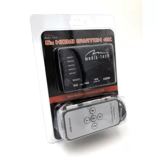 Media-Tech MT5207 videojel kapcsoló HDMI