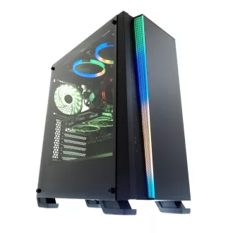 iBox OW4 Midi Tower Fekete