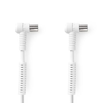 Nedis CSGL40120WT100 koax kábel 10 M IEC Fehér