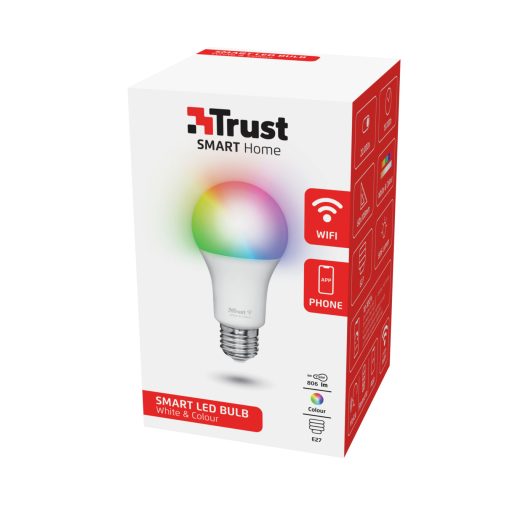 Trust 71281 intelligens fényerő szabályozás Intelligens izzó Wi-Fi