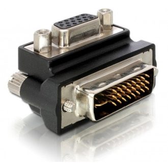 DeLOCK VGA Adapter DVI-I 15-pin FM VGA Fekete