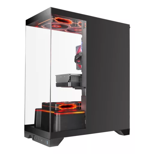 Mars Gaming MCPRISMA Midi Tower Fekete
