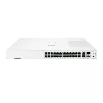   HPE Aruba Networking Networking Instant On Switch 24p Gigabit 2p 10GBT 2p SFP+ 1960 Vezérelt L2+ Gigabit Ethernet (10/100/1000) 1U Fehér