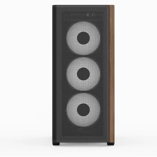 Aerocool D501A Midi Tower Fekete